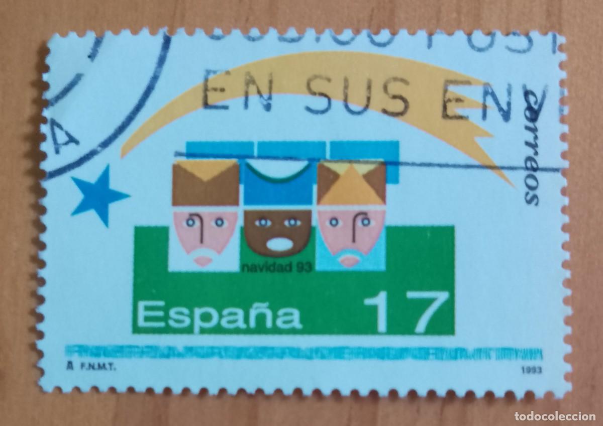 Sellos: ESPA&Ntilde;A - EDIFIL 3273 - NAVIDAD 1993