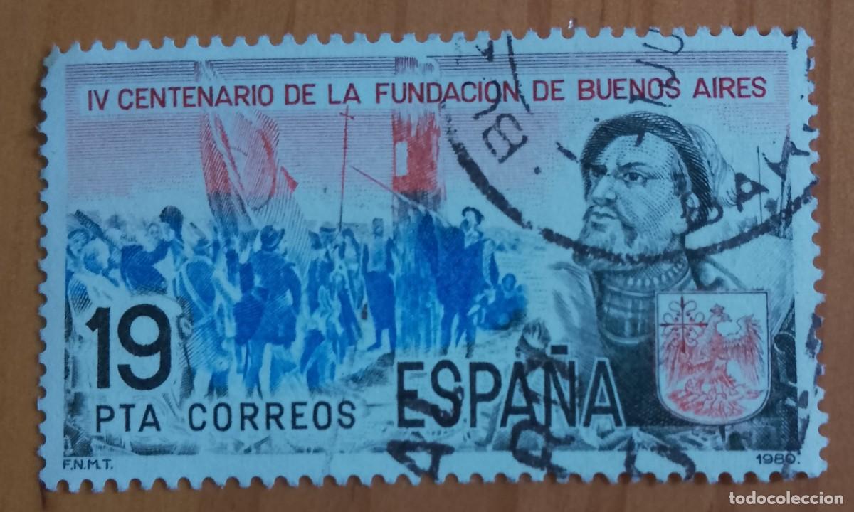 Sellos: ESPA&Ntilde;A - EDIFIL 2584 - IV CENTENARIO DE LA FUNDACI&Oacute;N DE BUENOS AIRES