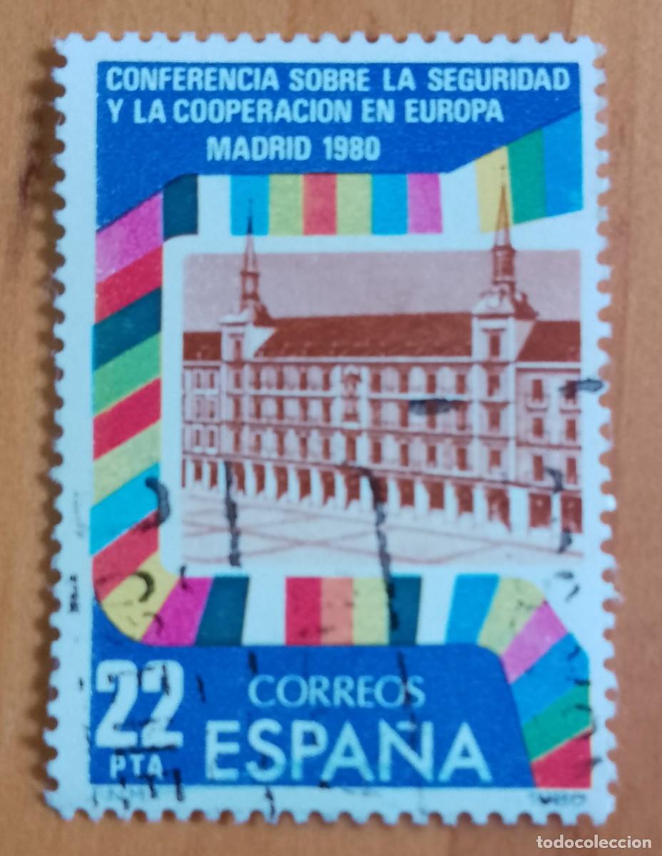 Sellos: ESPA&Ntilde;A - A&Ntilde;O 1980 - EDIFIL 2592 - CONFERENCIA SOBRE LA SEGURIDAD Y LA COOPERACI&Oacute;N EN EUROPA