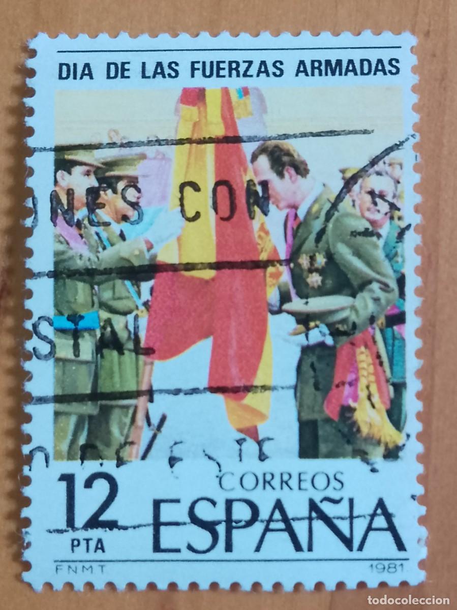 Sellos: ESPA&Ntilde;A - A&Ntilde;O 1981 - EDIFIL 2617 - DIA DE LAS FUERZAS ARMADAS