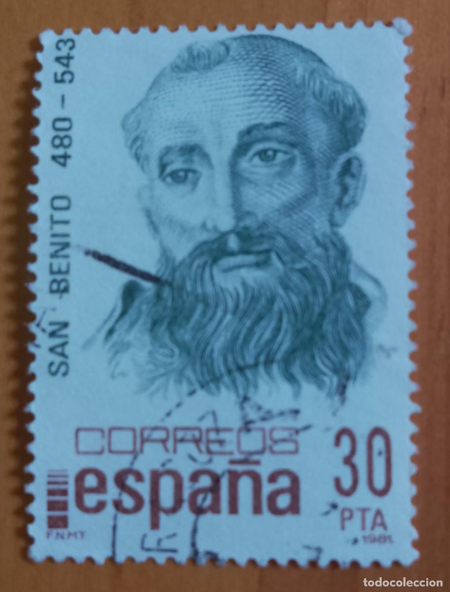 Sellos: ESPA&Ntilde;A - A&Ntilde;O 1981 - EDIFIL 2620 - CENTENARIO DE SAN BENITO