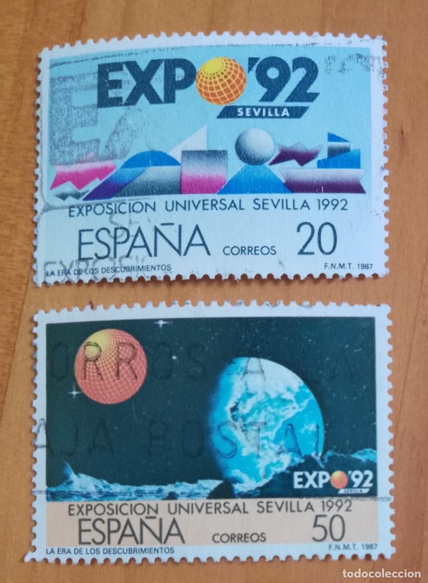 Sellos: ESPA&Ntilde;A - A&Ntilde;O 1987 - EXPO&acute;92, EXPOSICI&Oacute;N UNIVERSAL SEVILLA 1992
