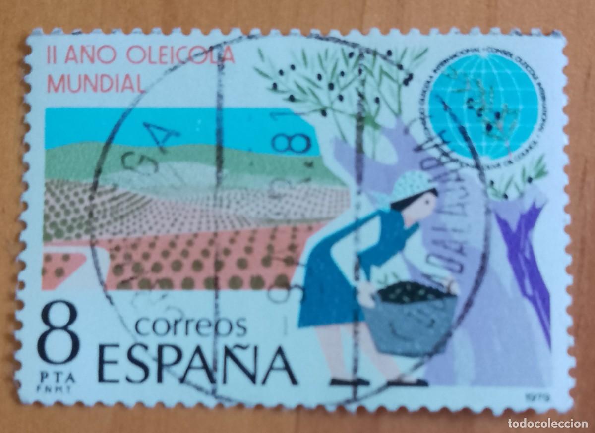 Sellos: ESPA&Ntilde;A - A&Ntilde;O 1979 - EDIFIL 2557 - I A&Ntilde;O OLEICOLA MUNDIAL