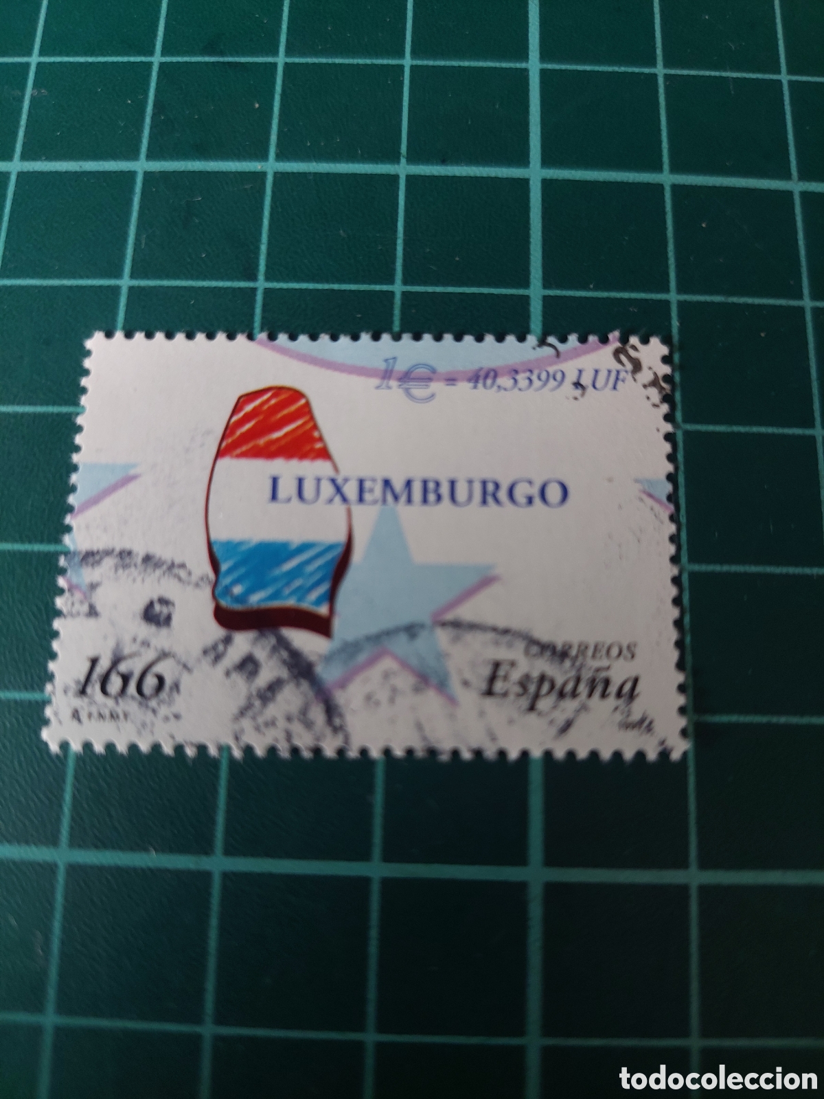 Sellos: 1999 LUXEMBURGO PAUSES EURO EDIFIL 3642 USADA LUJO O NUEVA SOLICITA FALTAS ESPA&Ntilde;A BANDERA Y MAPA