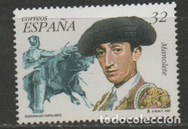 Sellos: EDIFIL N&ordm; 3488, MANOLETE, TORERO, nuevo ***