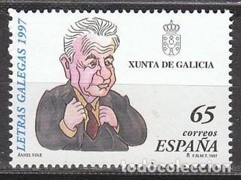 Sellos: EDIFIL N&ordm; 3485, DIA DE LAS LETRAS GALLEGAS: AXEL FOLE, NUEVO ***