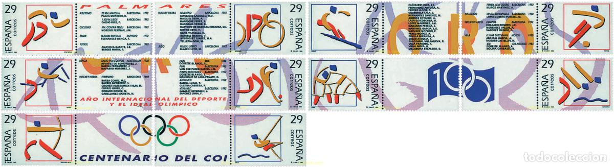 Sellos: 85466 MNH ESPA&Ntilde;A 1994 25 JUEGOS OLIMPICOS VERANO BARCELONA 1992 - OLIMPICOS DE ORO