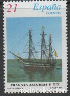 Sellos: Edifil n&ordm; SH 3477, BARCOS DE EPOCA: FRAGATA ASTURIAS, NUEVO ***
