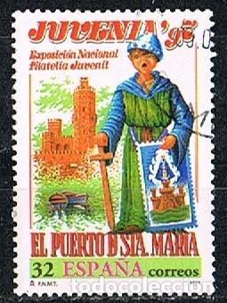 Sellos: Edifil n&ordm; 3471, JUVENIA 1997, PUERTO DE SANTA MARIA, USADO