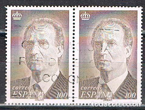 Sellos: Edifil n&ordm; 3461, JUAN CARLOS I, USADO EN PAREJA