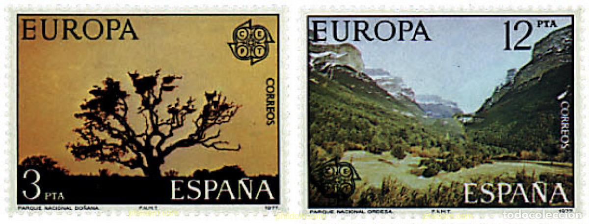 Sellos: 85616 MNH ESPA&Ntilde;A 1977 EUROPA CEPT. PAISAJES