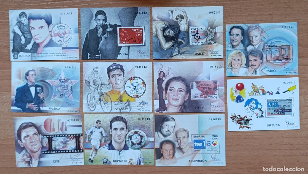 Sellos: 2000 SERI COMPLETA EXPOSICION ESPA&Ntilde;A 2000 EDIFIL 3756 AL 3766 MNH (LOS DE LA FOTOGRAFIA)