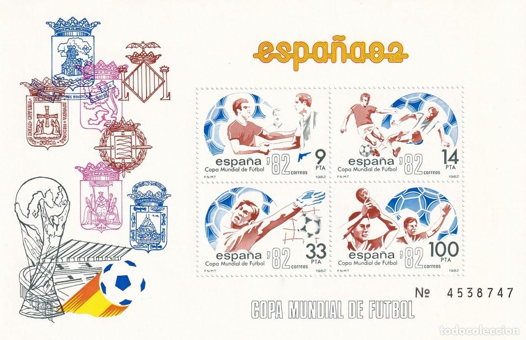 Sellos: HB Hojita Bloque 1982 - Espa&ntilde;a 82 - Copa Mundial de F&uacute;tbol