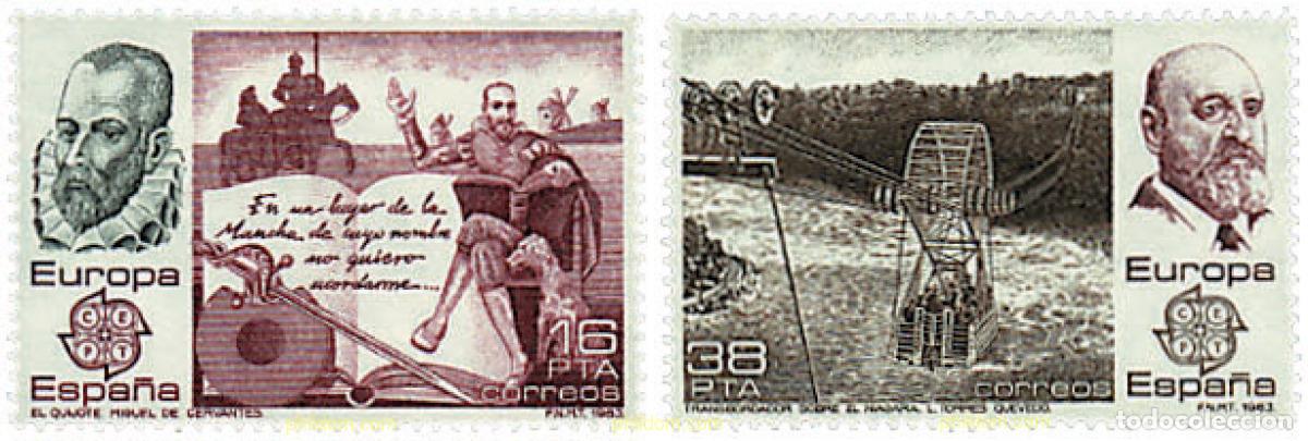 Sellos: 85106 MNH ESPA&Ntilde;A 1983 EUROPA CEPT. GRANDES OBRAS DE LA HUMANIDAD