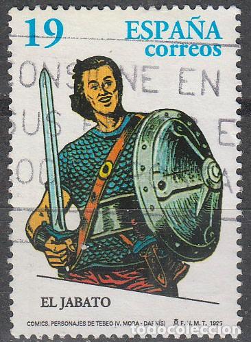 Sellos: EDIFIL 3435, Personjes de los tebeos (comics), El jabato de V&iacute;ctor Mora