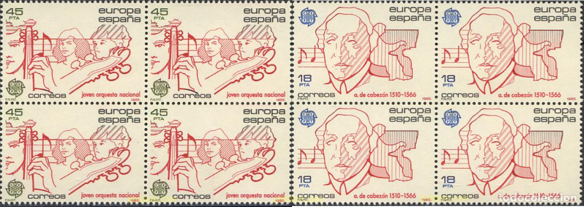 Sellos: 266212 MNH ESPA&Ntilde;A 1985 EUROPA CEPT. A&Ntilde;O EUROPEO DE LA MUSICA