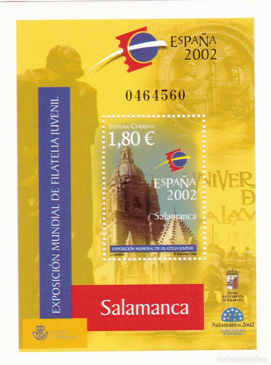 Sellos: SELLOS 2002 - Exposici&oacute;n Mundial de Filatelia Juvenil Espa&ntilde;a 2002 - SH 3878 - (NUEVOS)