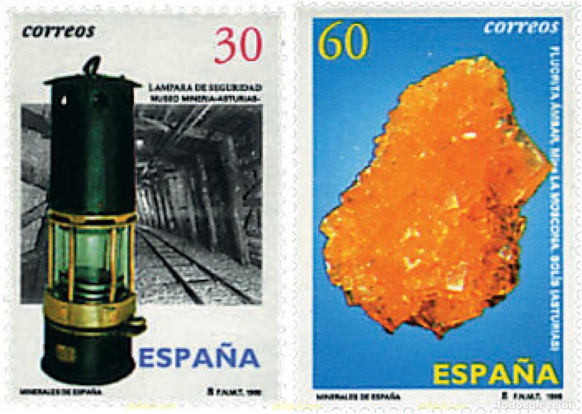 Sellos: 85474 MNH ESPA&Ntilde;A 1996 MINERALES