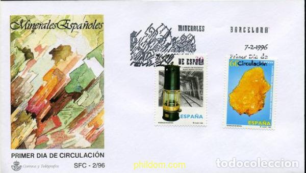 Sellos: 208766 MNH ESPA&Ntilde;A 1996 MINERALES