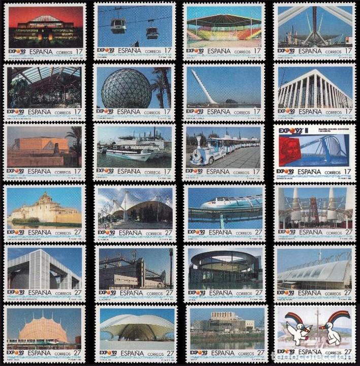 Sellos: 24v Espa&ntilde;a, 1992 | EXPO '92 | Ed: 3164/87, Yv: 2771/94, Mi: 3036/59 MNH **