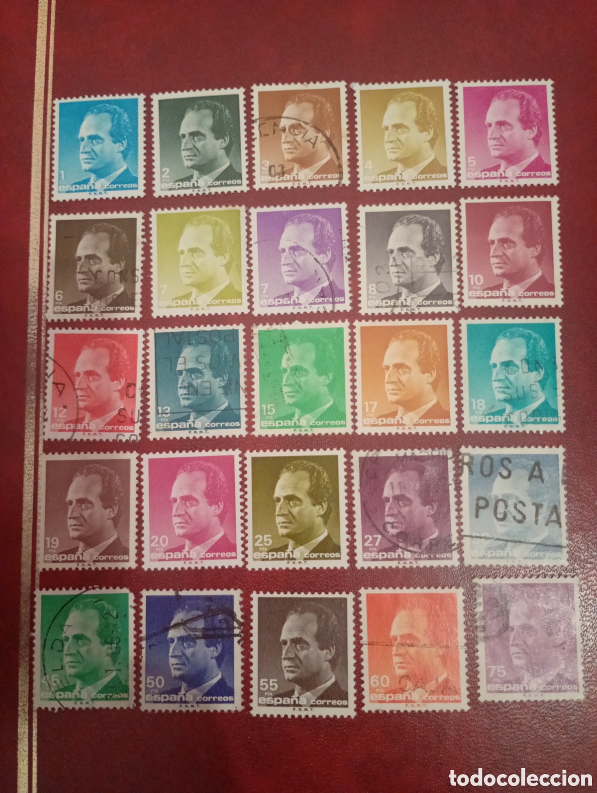 Sellos: SEGUNDA SERIE BASICA DE DON JUAN CARLOS I