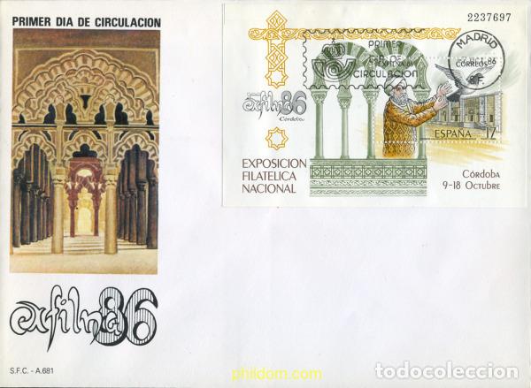 Sellos: 355304 MNH ESPA&Ntilde;A 1986 EXFILNA 86. EXPOSICION FILATELICA NACIONAL