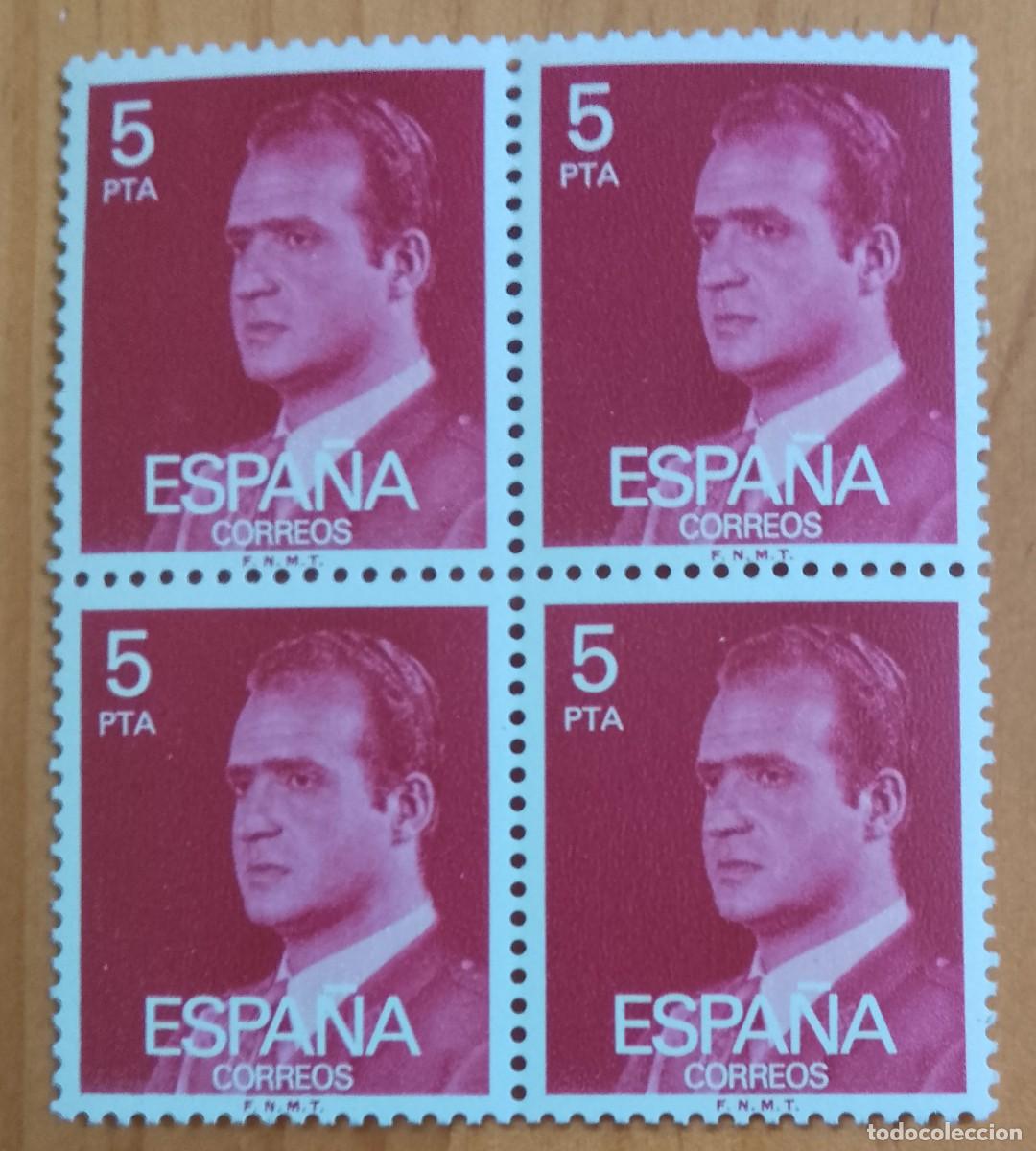 Sellos: ESPA&Ntilde;A - V/F 5 PTA - TIRA NUEVA - EDIFIL 2347, A&Ntilde;O 1976, REY JUAN CARLOS I