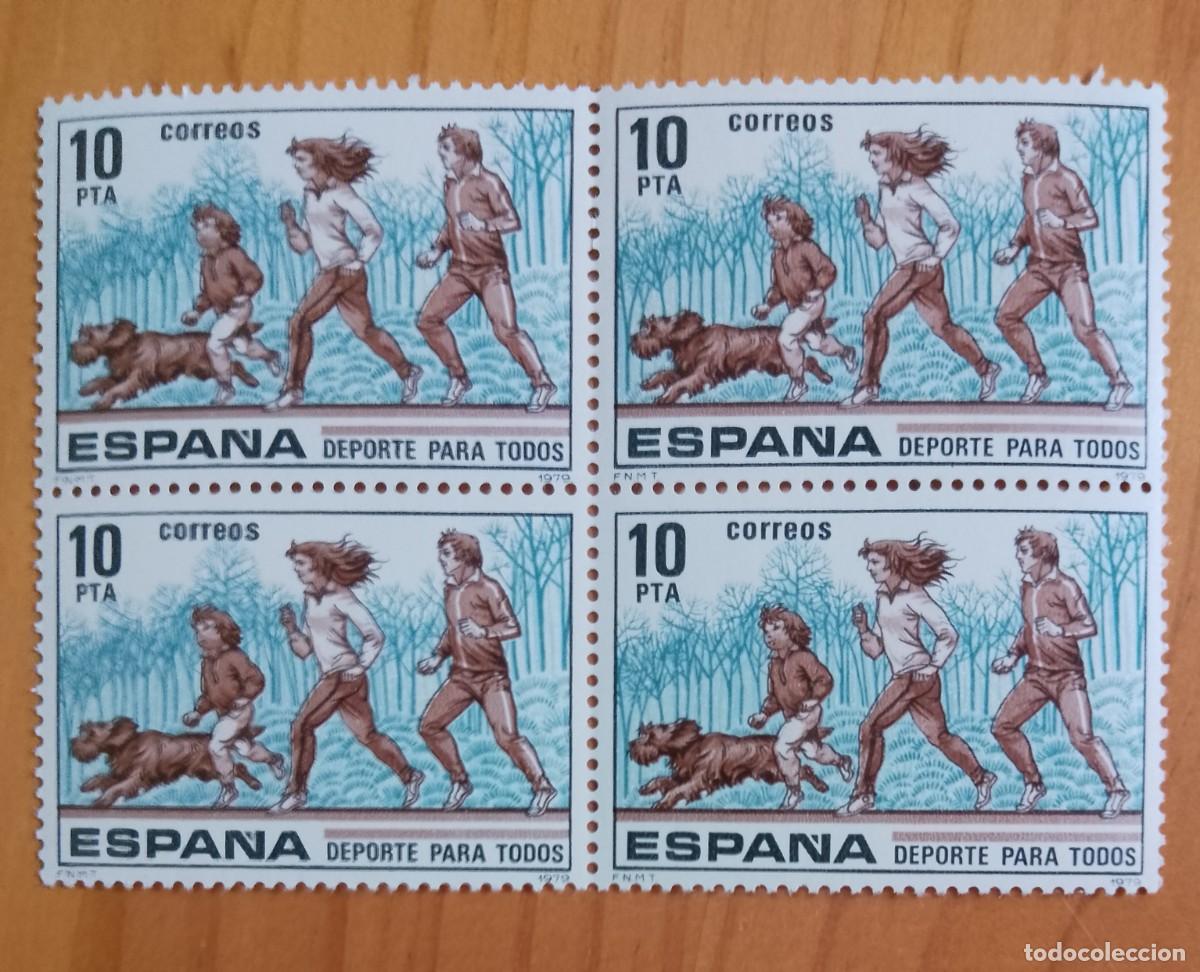 Sellos: ESPA&Ntilde;A - V/F 5, 8 Y 10 PTA - TIRA NUEVA -EDIFIL 2516, 2517 Y 2518, A&Ntilde;O 1979 - DEPORTE PARA TODOS