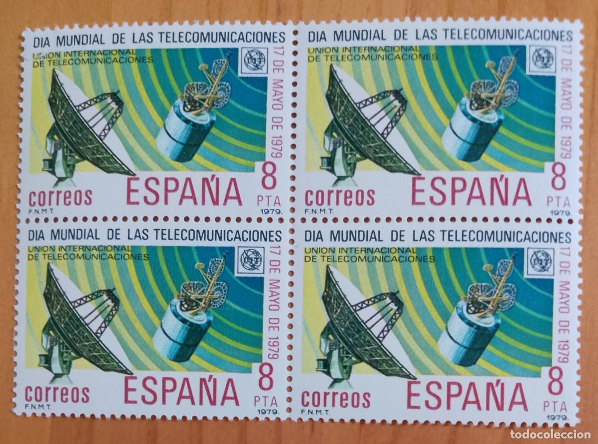 Sellos: ESPA&Ntilde;A - V/F 8 PTA - TIRA NUEVA -EDIFIL 2523, A&Ntilde;O 1979 - D&Iacute;A MUNDIAL DE LAS TELCOMUNICACIONES, UIT