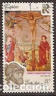 Sellos: ESPA&Ntilde;A 1990 - PATRIMONIO NACIONAL - TAPICES - EDIFIL 3090A USADO PROCEDE DE HOJA BLOQUE