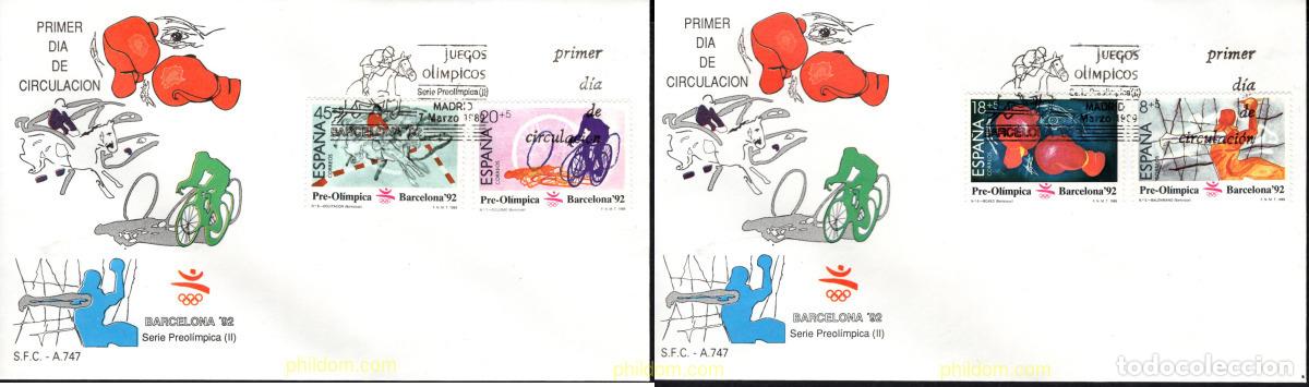 Sellos: 401736 MNH ESPA&Ntilde;A 1989 25 JUEGOS OLIMPICOS VERANO BARCELONA 1992