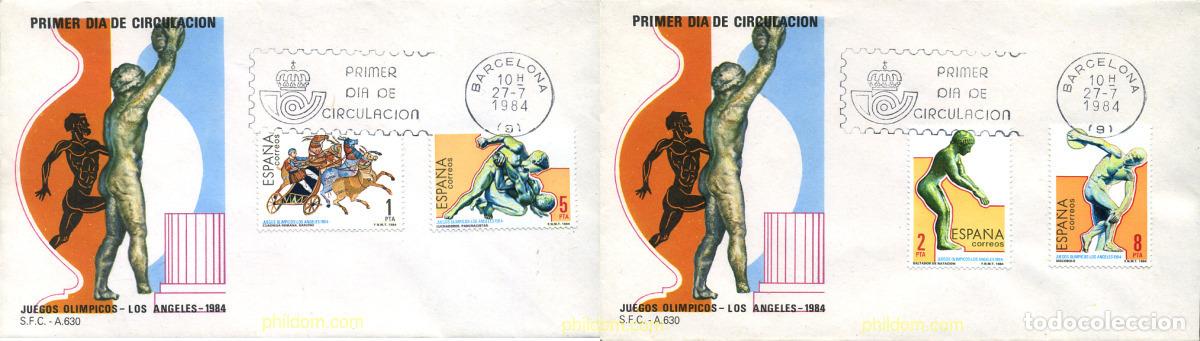 Sellos: 275009 MNH ESPA&Ntilde;A 1984 23 JUEGOS OLIMPICOS VERANO LOS ANGELES 1984