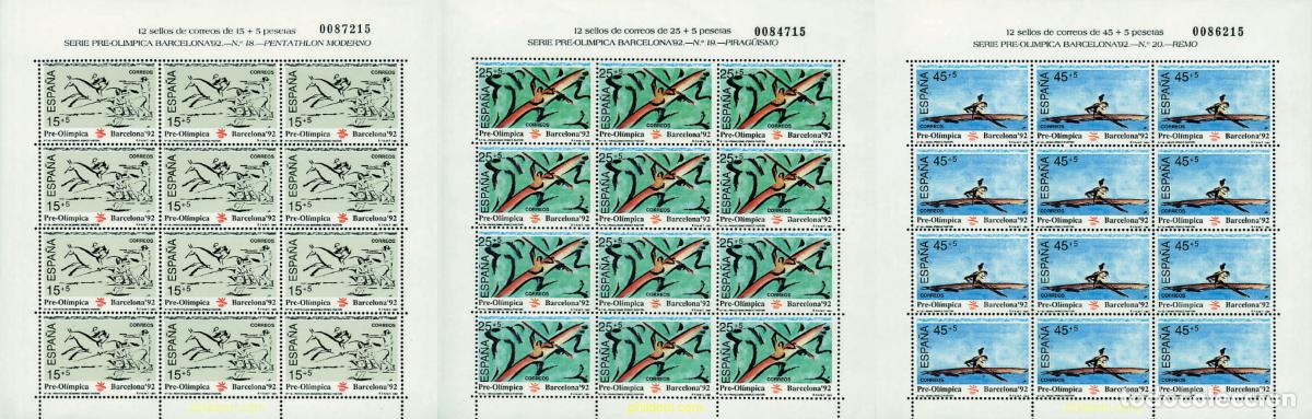 Sellos: 12269 MNH ESPA&Ntilde;A 1991 25 JUEGOS OLIMPICOS VERANO BARCELONA 1992