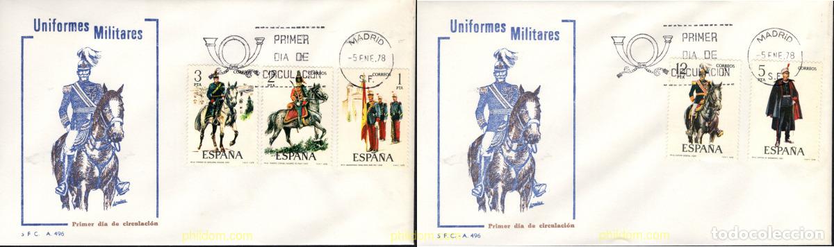 Sellos: 402314 MNH ESPA&Ntilde;A 1978 UNIFORMES MILITARES