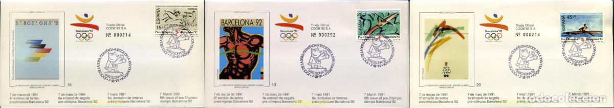 Sellos: 258043 MNH ESPA&Ntilde;A 1991 25 JUEGOS OLIMPICOS VERANO BARCELONA 1992