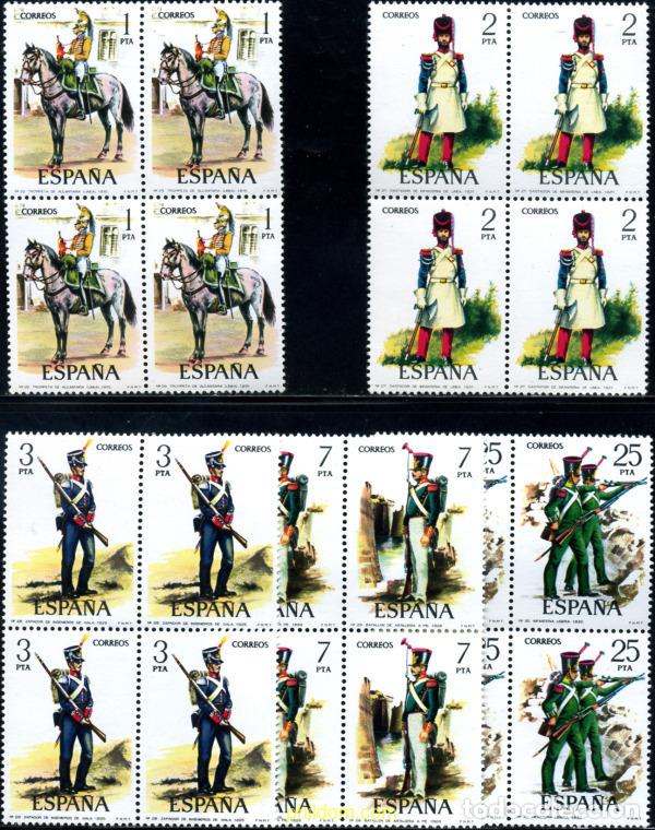 Sellos: 236715 MNH ESPA&Ntilde;A 1976 UNIFORMES MILITARES