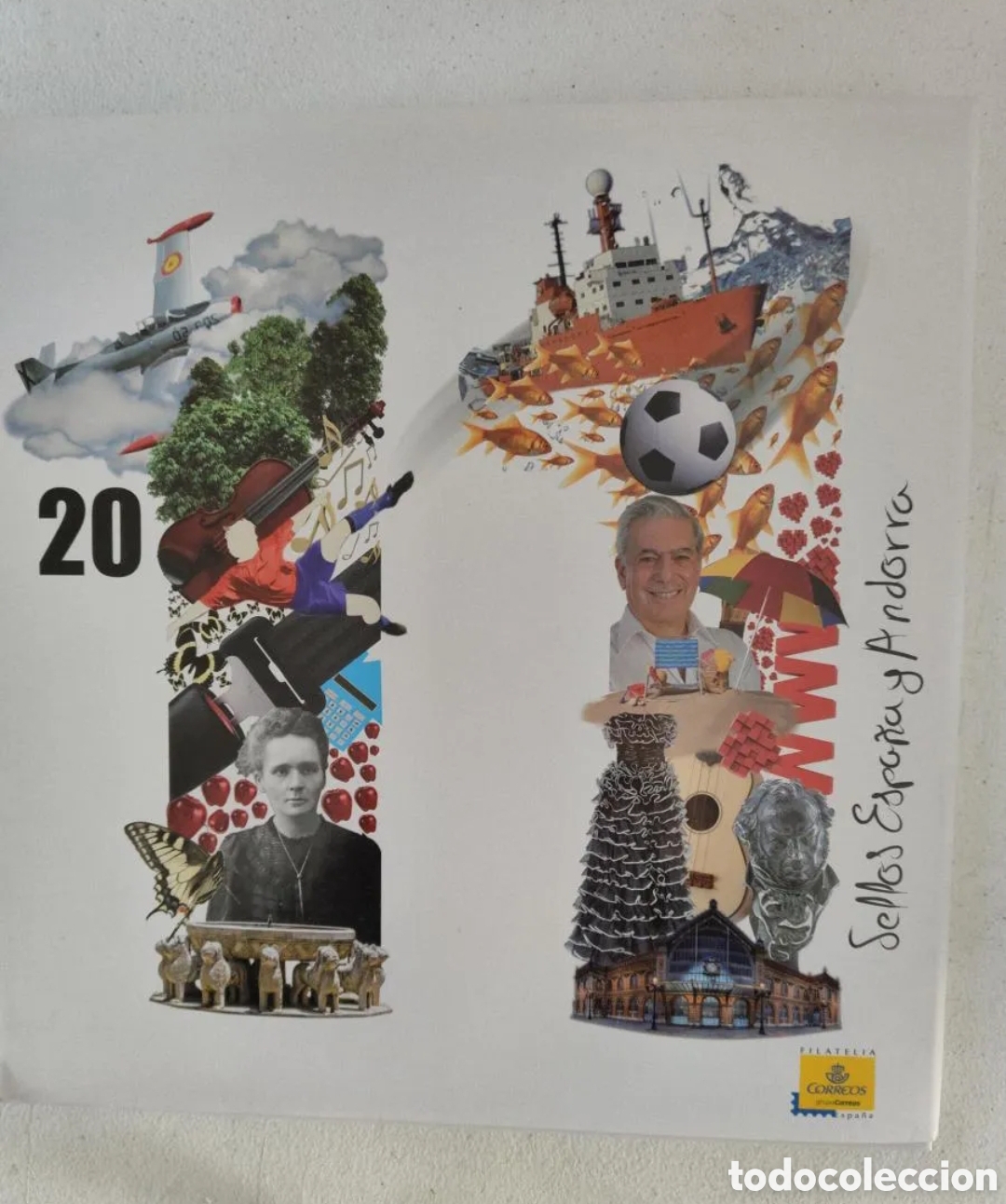 Sellos: Libro Album sellos Oficial de Correos Espa&ntilde;a y Andorra a&ntilde;o 2011 sin sellos
