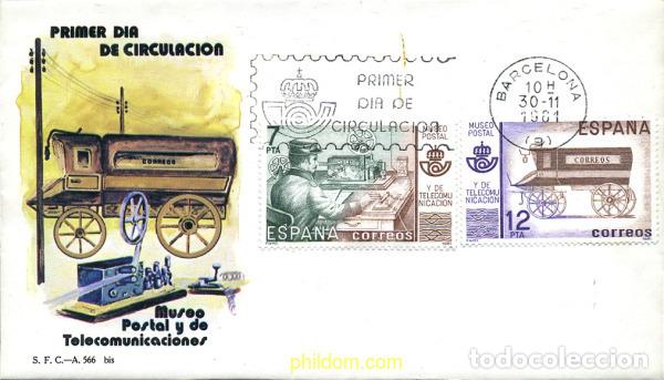 Francobolli: 282051 MNH ESPA&Ntilde;A 1981 MUSEO POSTAL Y DE TELECOMUNICACIONES