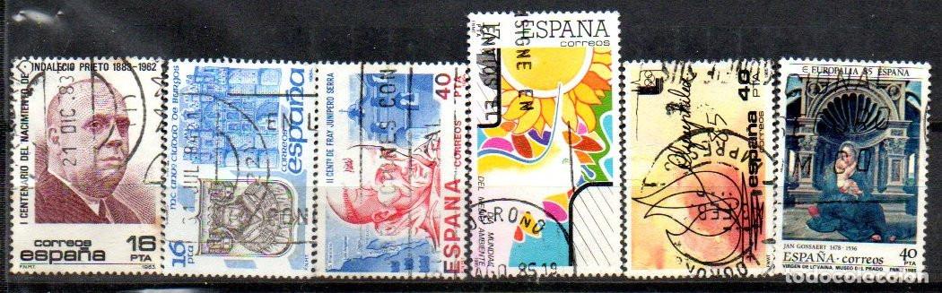 Sellos: SEIS SELLOS ESPA&Ntilde;A REY USADOS 2731, 2743, 2793, 2775, 2779. 2874
