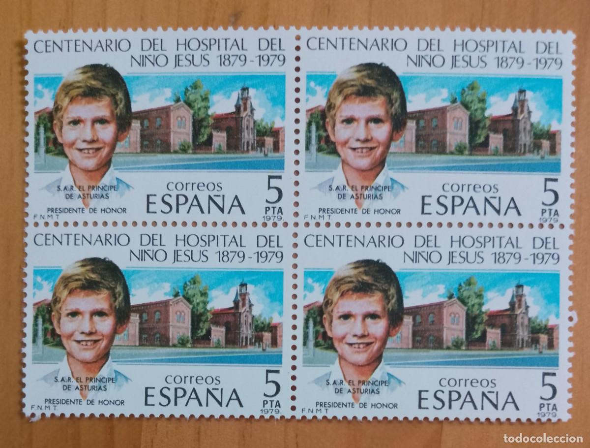 Sellos: ESPA&Ntilde;A - TIRA PERFECTA - V/F 5 PTA - A&Ntilde;O 1979, EDIFIL 2548 - CENTENARIO DEL HOSPITAL DEL NI&Ntilde;O JES&Uacute;S