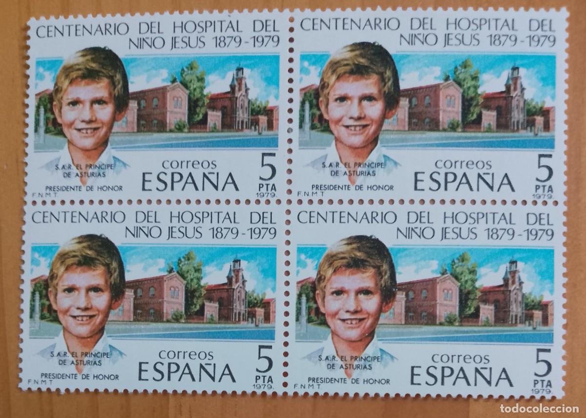 Sellos: ESPA&Ntilde;A - TIRA PERFECTA - V/F 5 PTA - A&Ntilde;O 1979, EDIFIL 2548 - CENTENARIO DEL HOSPITAL DEL NI&Ntilde;O JES&Uacute;S