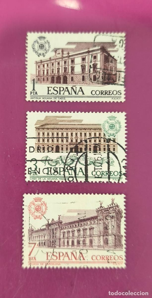 Sellos: Espa&ntilde;a 1976 Aduanas. Edifil 2326/2328 serie completa