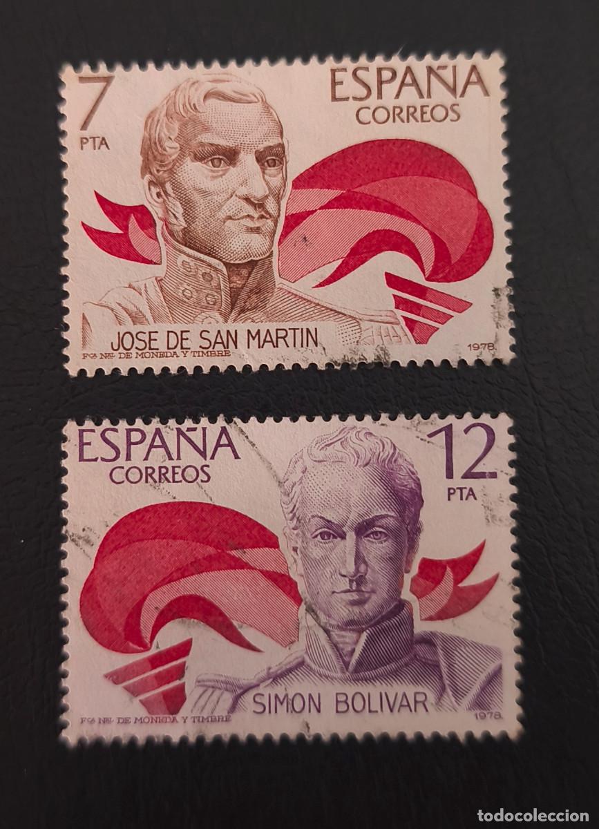 Sellos: Espa&ntilde;a 1978 Am&eacute;rica - Espa&ntilde;a Edifil 2489/2490 serie completa