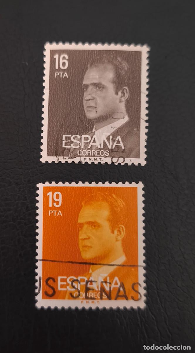 Sellos: Espa&ntilde;a 1980 S.M.Don Juan Carlos I. Edifil 2558/2559 serie completa