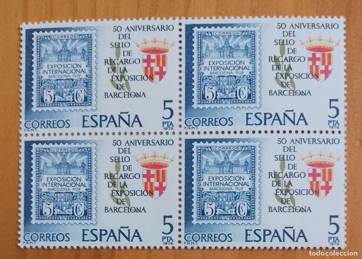 Selos: ESPA&Ntilde;A - V/F 5 PTA - TIRA NUEVA - EDIFIL 2549, A&Ntilde;O 1979 - EXPOSICI&Oacute;N INTERNACIONAL,BARCELONA 1929