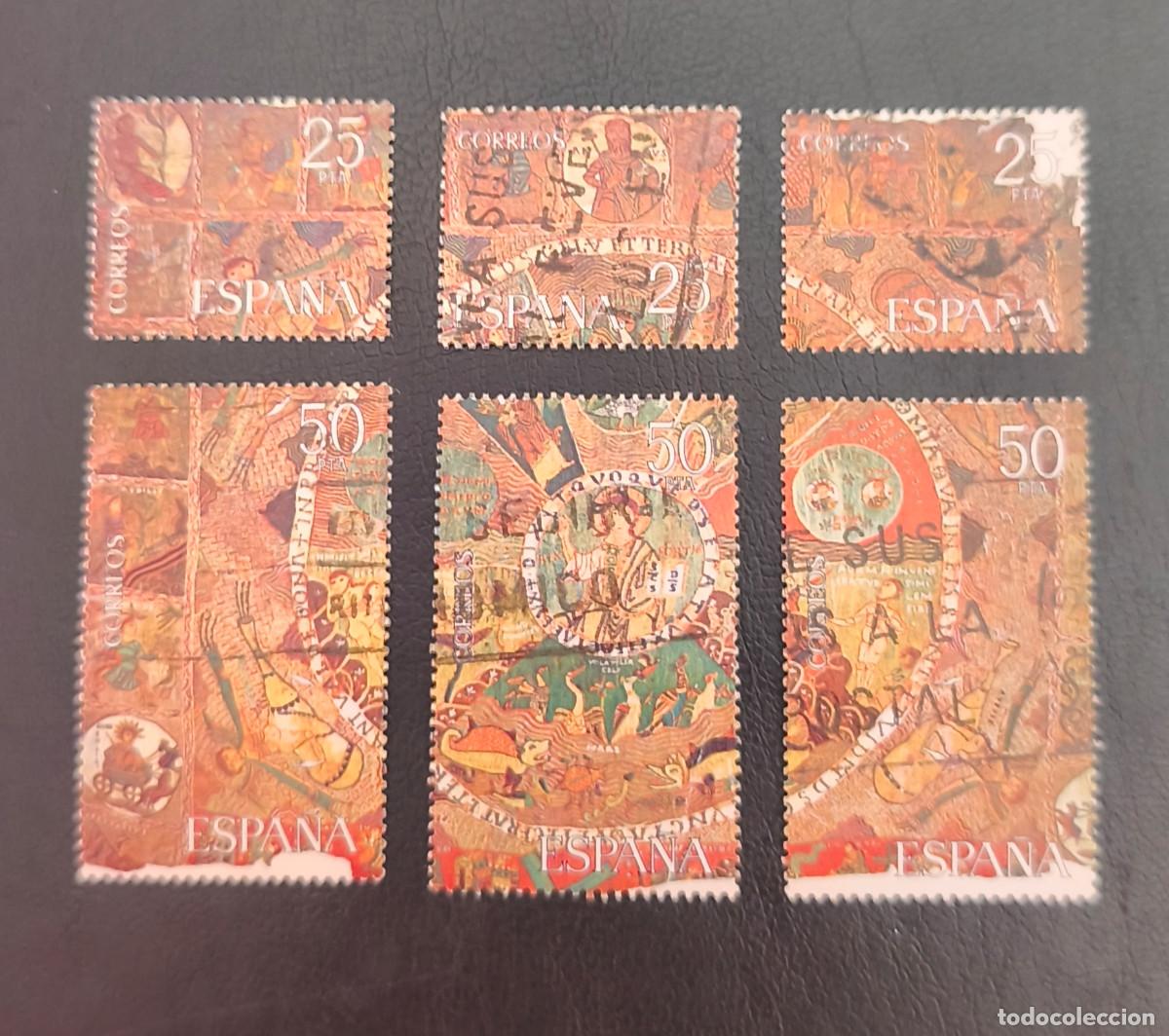 Sellos: Espa&ntilde;a 1980 Tapiz de la Creaci&oacute;n. Edifil 2591A/2591F serie completa
