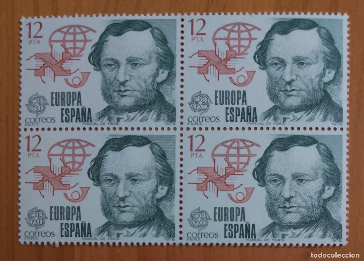 Sellos: ESPA&Ntilde;A - V/F 12 PTA - TIRA NUEVA - EDIFIL 2521, A&Ntilde;O 1979 - EUROPA, CEPT - MANUEL DE YSASI