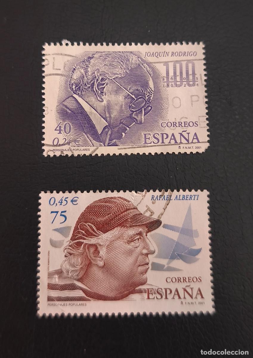 Sellos: Espa&ntilde;a 2001 Personajes Populares Edifil 3783/3784 serie completa