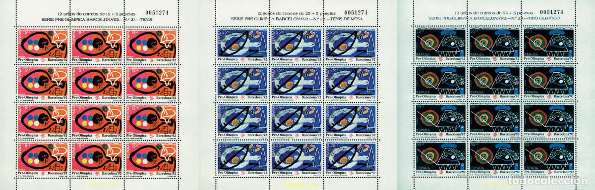 Sellos: 12245 MNH ESPA&Ntilde;A 1991 25 JUEGOS OLIMPICOS VERANO BARCELONA 1992