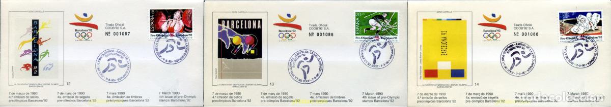 Sellos: 258051 MNH ESPA&Ntilde;A 1990 25 JUEGOS OLIMPICOS VERANO BARCELONA 1992